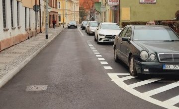 Zakończenie remontu jezdni bitumicznych w ulicach Kościelnej i Zamkowej w Oleśnicy.