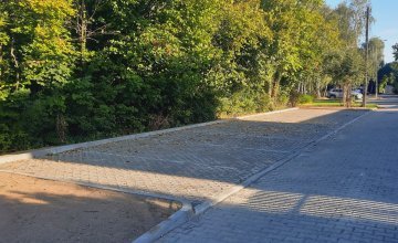 Nowo powstałe miejsca postojowe na drogach w zarządzie Sekcji Dróg Miejskich